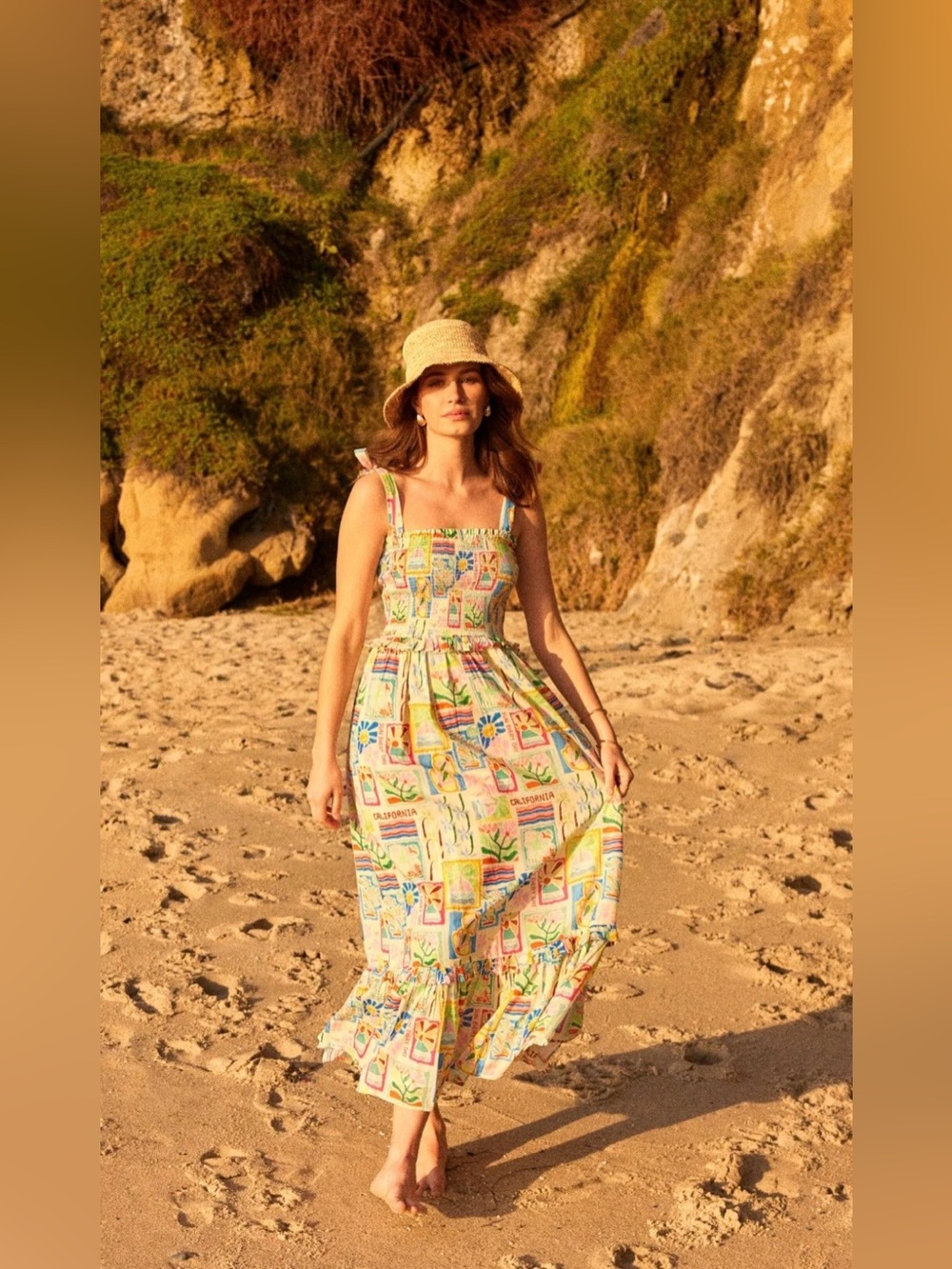 Bila Flora Maxi Dress Sz XXL